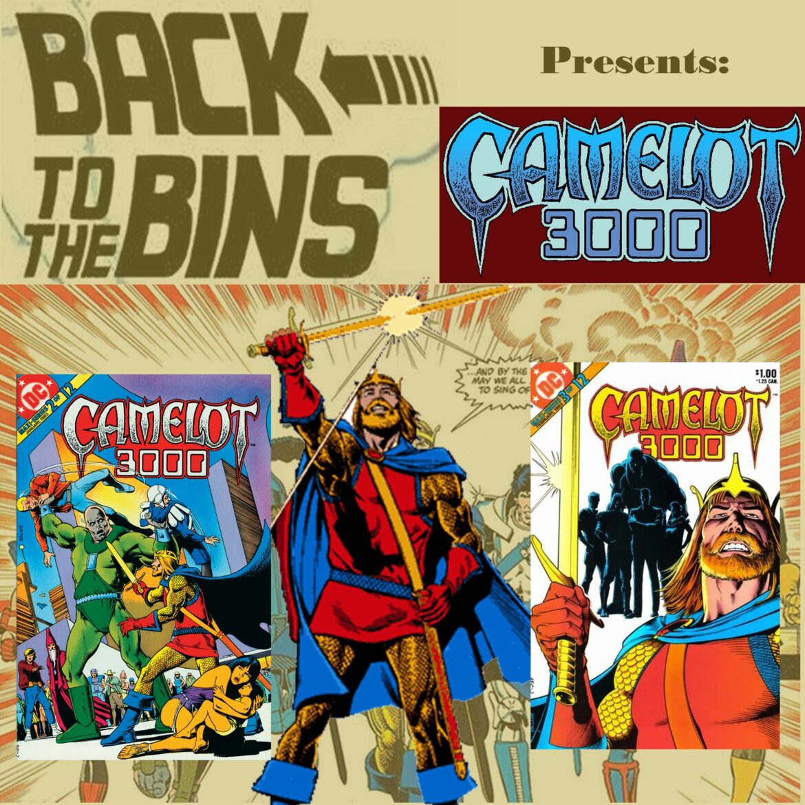 Paul sits down with Gene Hendricks to look at the 2nd and 3rd issue of Camelot 3000!  Welcome to New Camelot!!  Listen in!