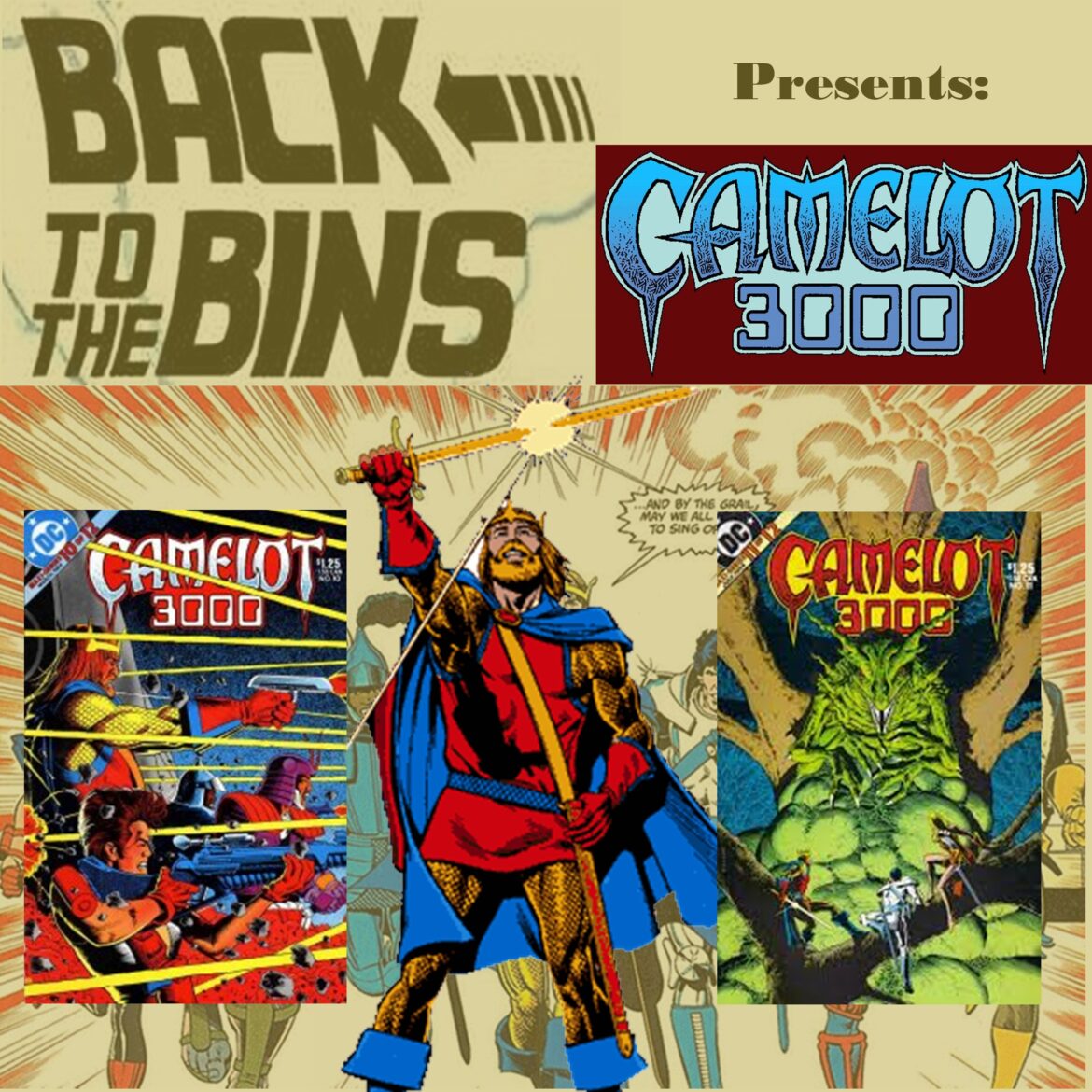 Gene Hendricks is back for the next two issues of the Camelot 3000 Maxi-Series.  Listen In!!