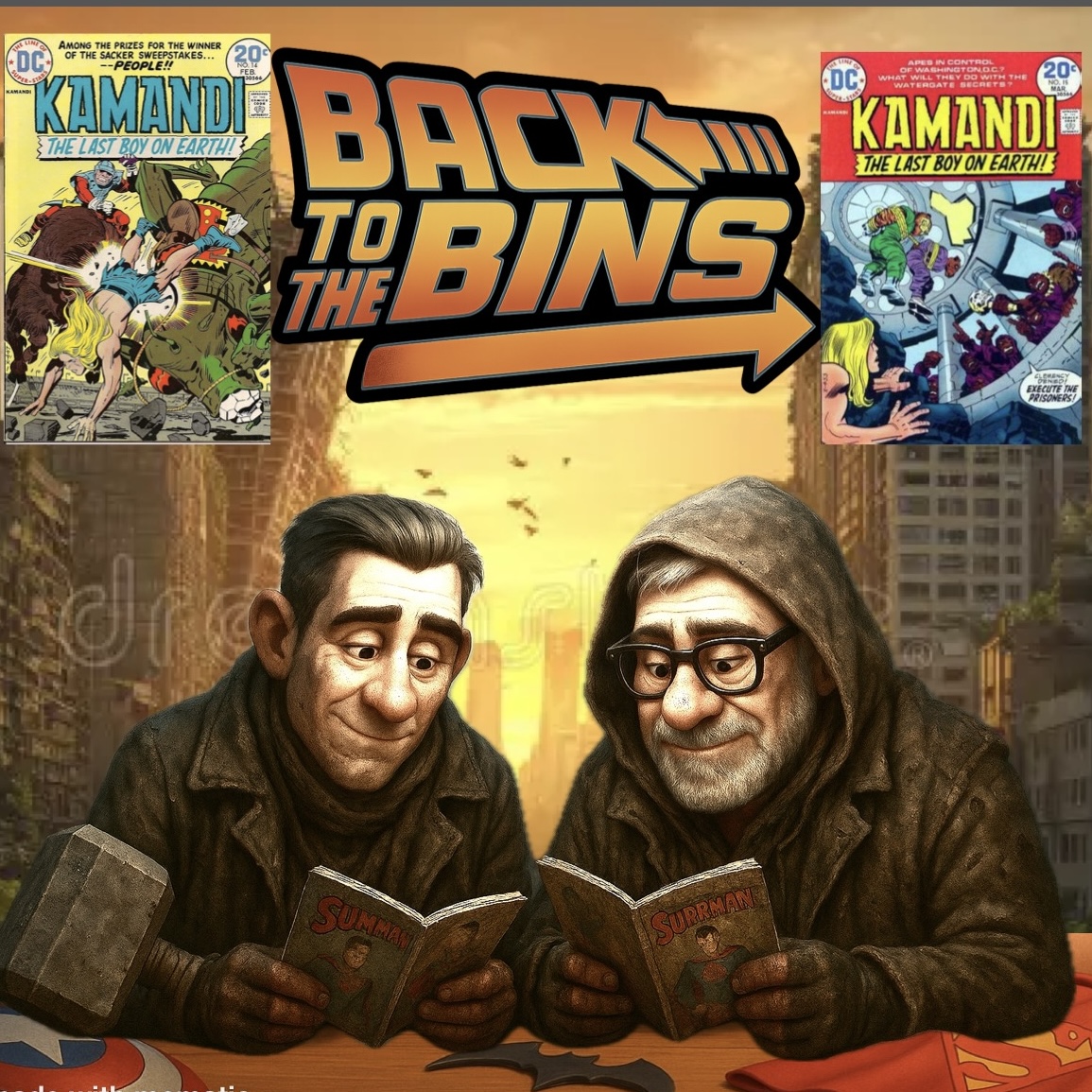 Paul and Dave take a look at the next issues of Kamandi.  The dystopian future is being influenced by what were then current events!  Listen In!