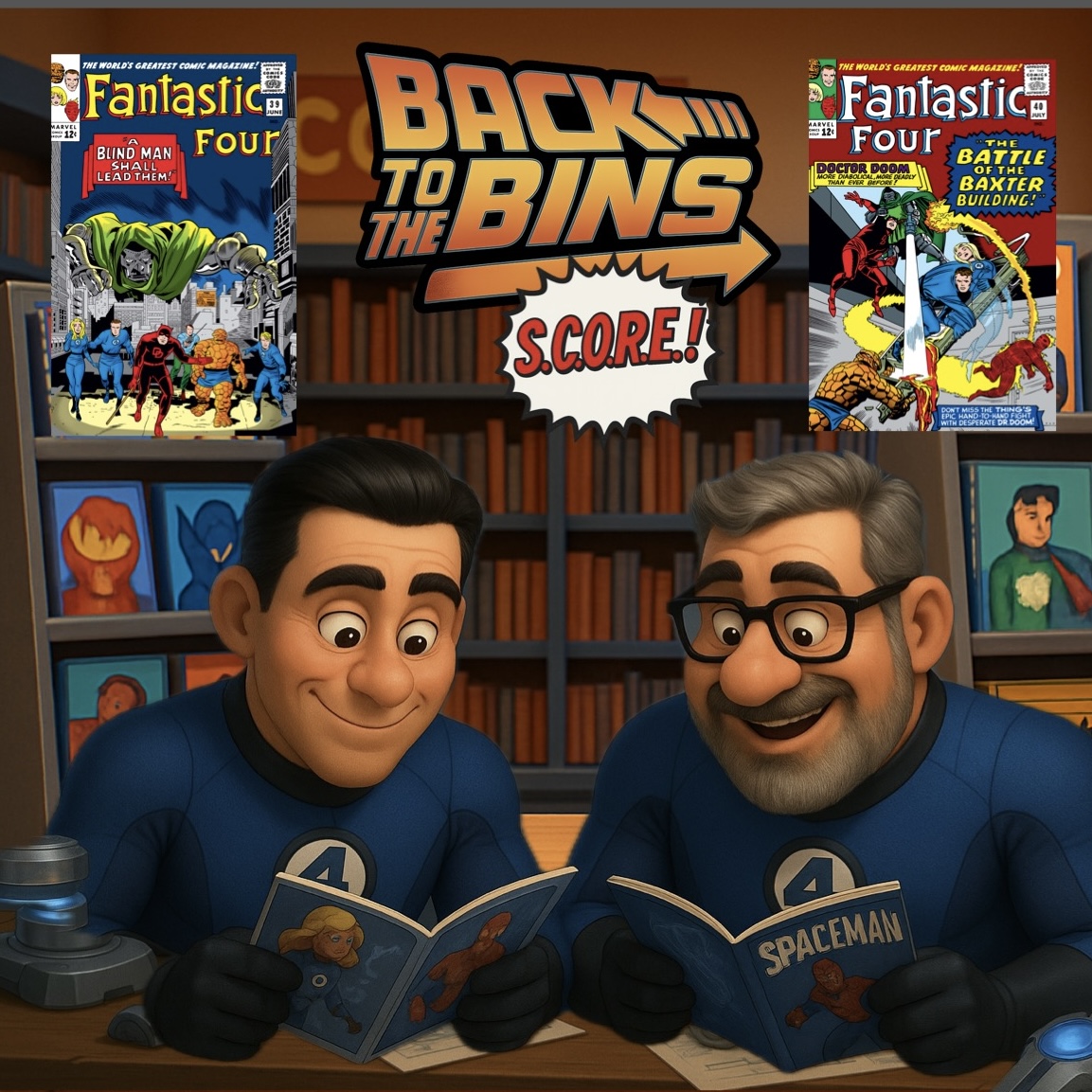 With Fantastic Four - First Steps out, it's time for Paul & Dave to take a look at two classic Fantastic Four issues!  Listen in!