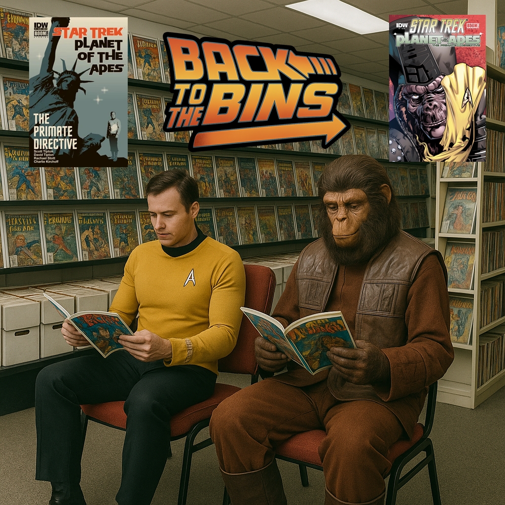 Paul and Scott could not have been more excited than they were when a crossover was announced between Star Trek and Planet of the Apes!  They immediately planned to cover every issue!  Ten years later, they have started with issue one!  No one ever said they were quick to act!  Listen in!