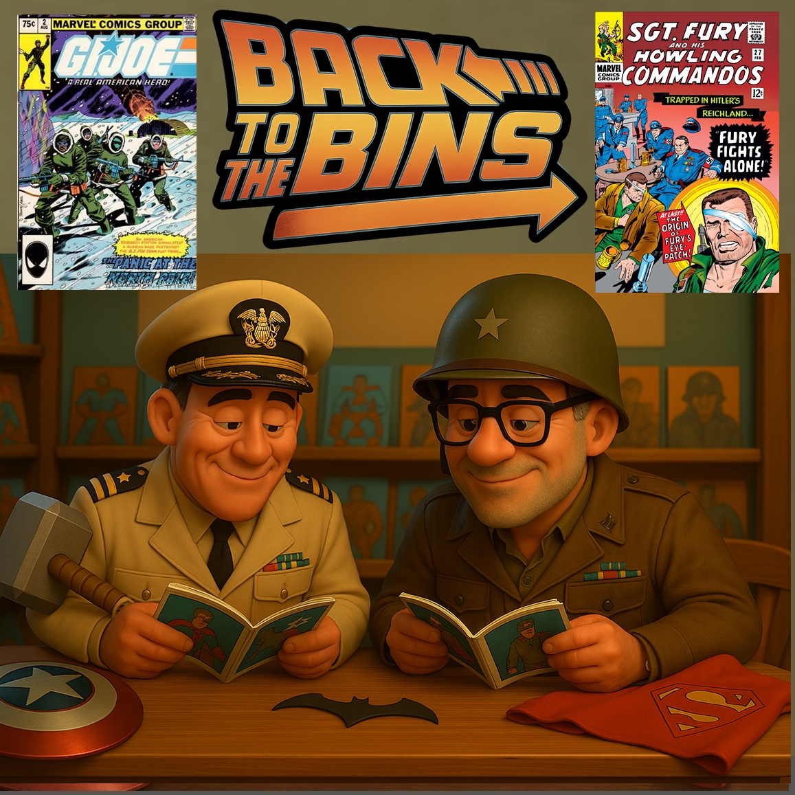 Dave and Paul take a look at two more classic war comics! Listen in!
