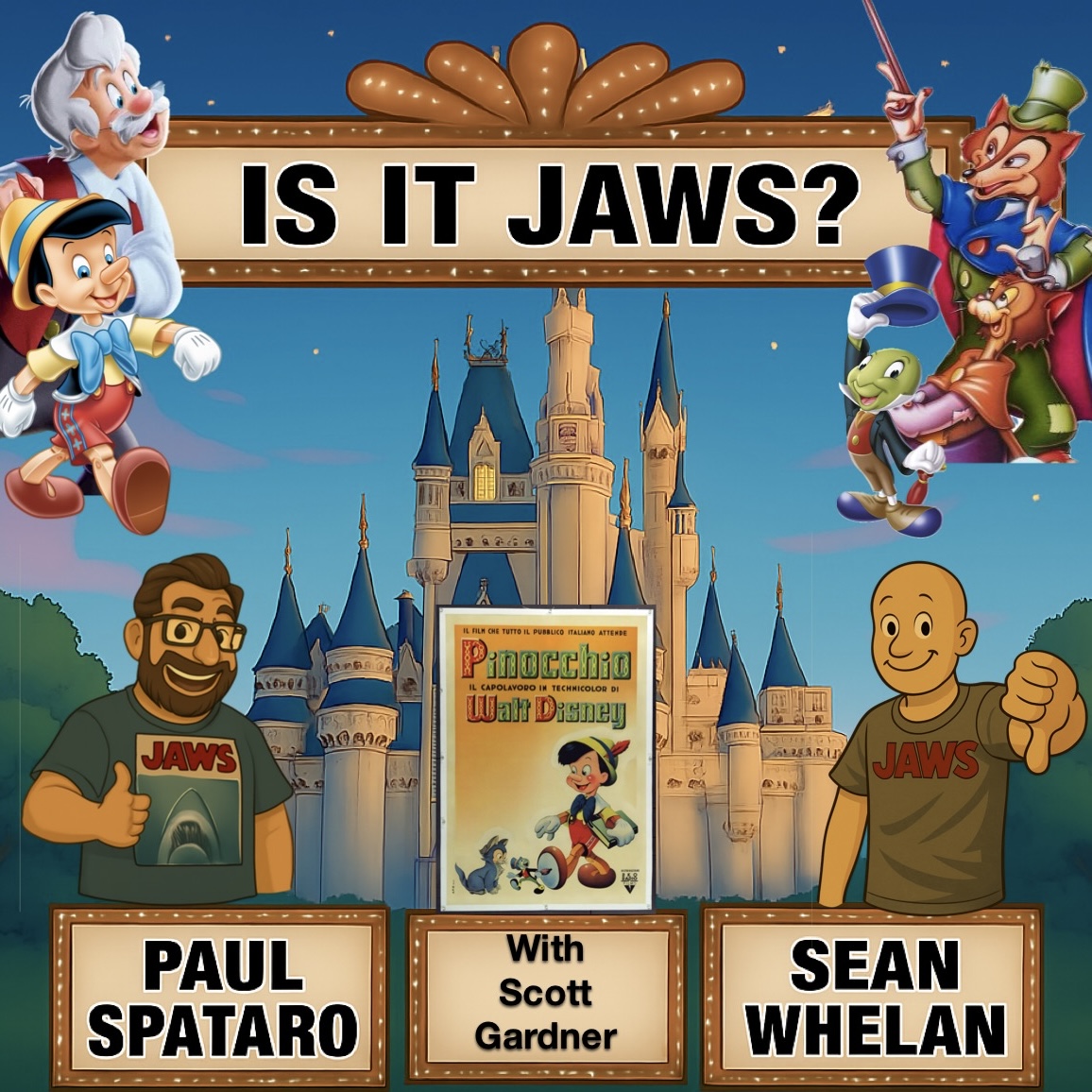 Sean & Paul are once again joined by Scott Gardner, as they continue with their love of Disney features! This time out, they look at the classic: Pinnochio!  Listen in!