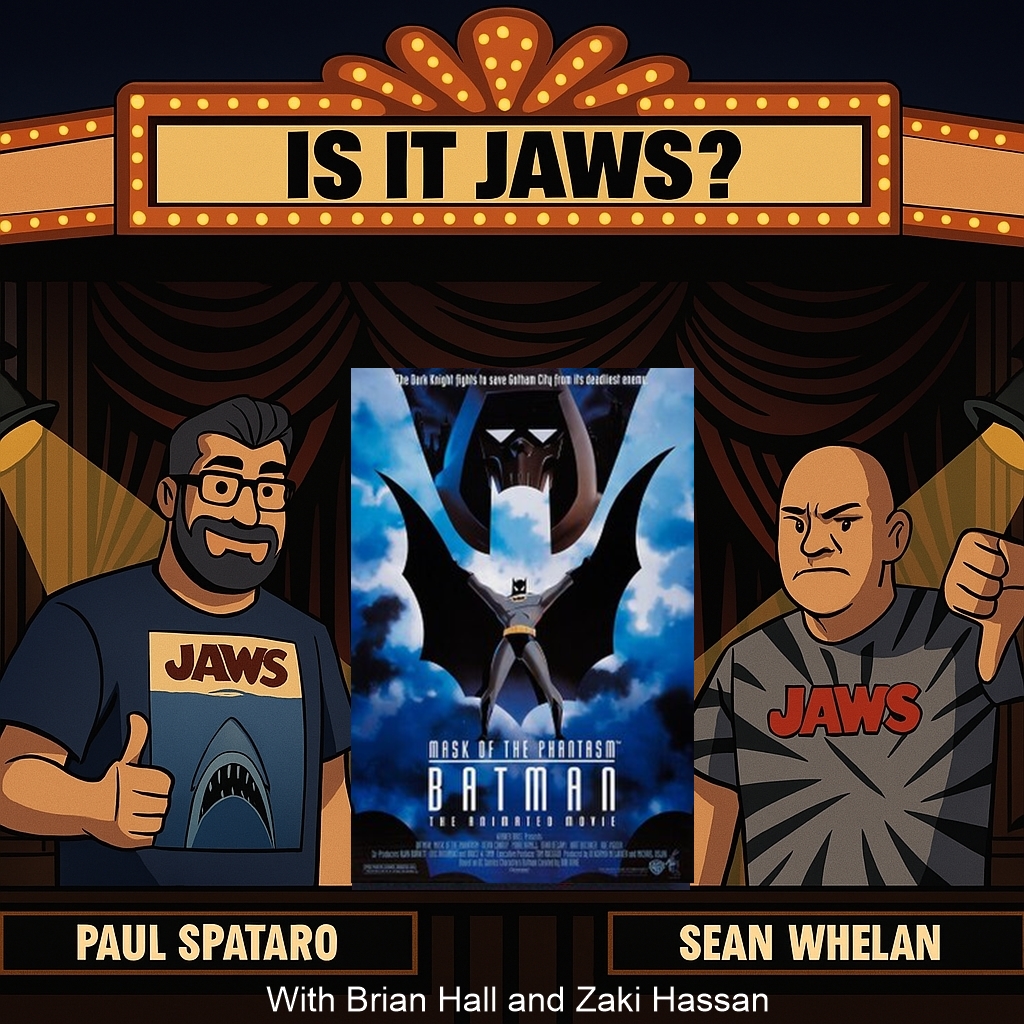 Zaki & Brian are back to join Paul & Sean and take a look at the mush praised animated film, Batman: Mask of the Phantasm.  Listen in!