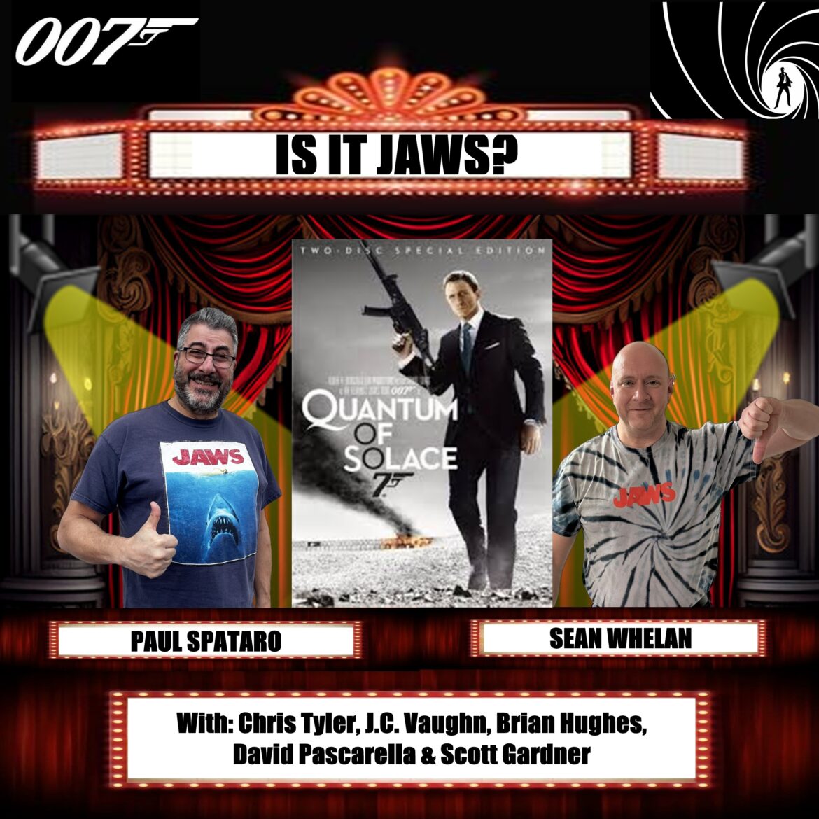 The James Bond Crew is back to take a look at the second entry in Daniel Craig's Bond run: Quantum of Solace.  Listen in!